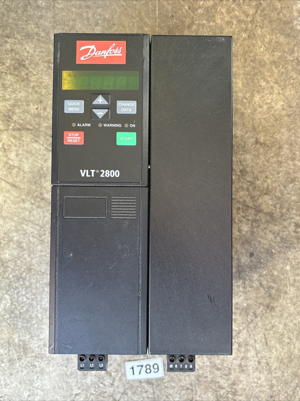 Danfoss 195N1085 VLT 2800 Variable Frequency AC Drive Used Good0