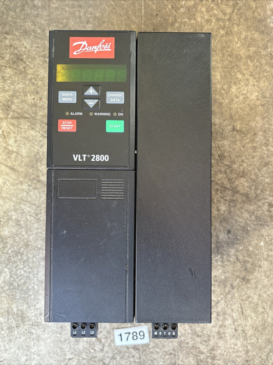 Danfoss 195N1085 VLT 2800 Variable Frequency AC Drive Used Good0