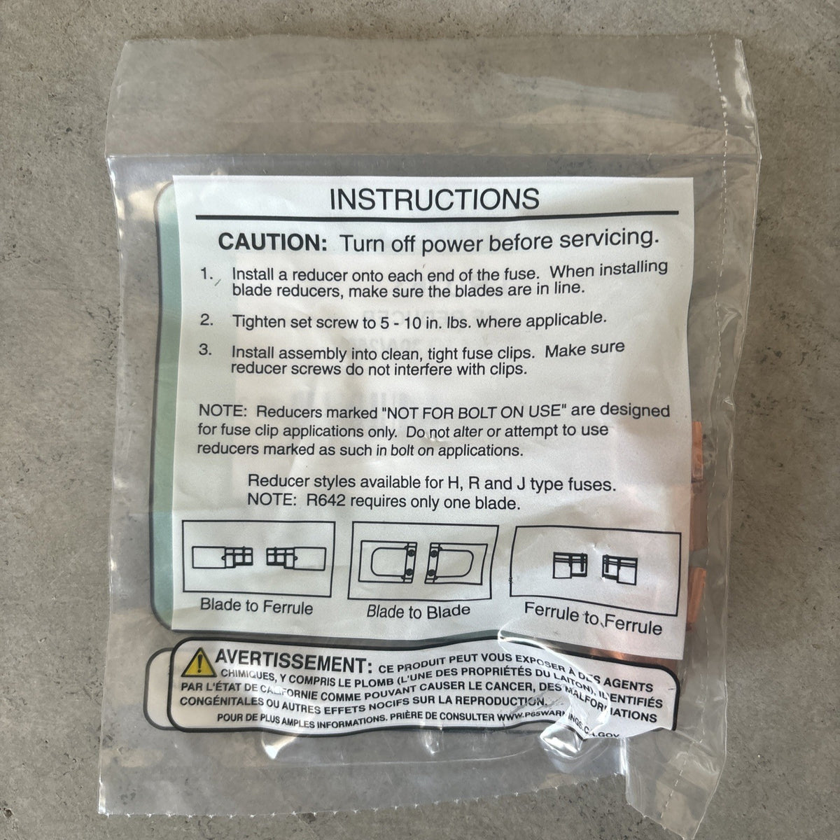 New Case Of 10 Littlefuse LRU263 Class R Fuse Reducer 60   30 Amps3