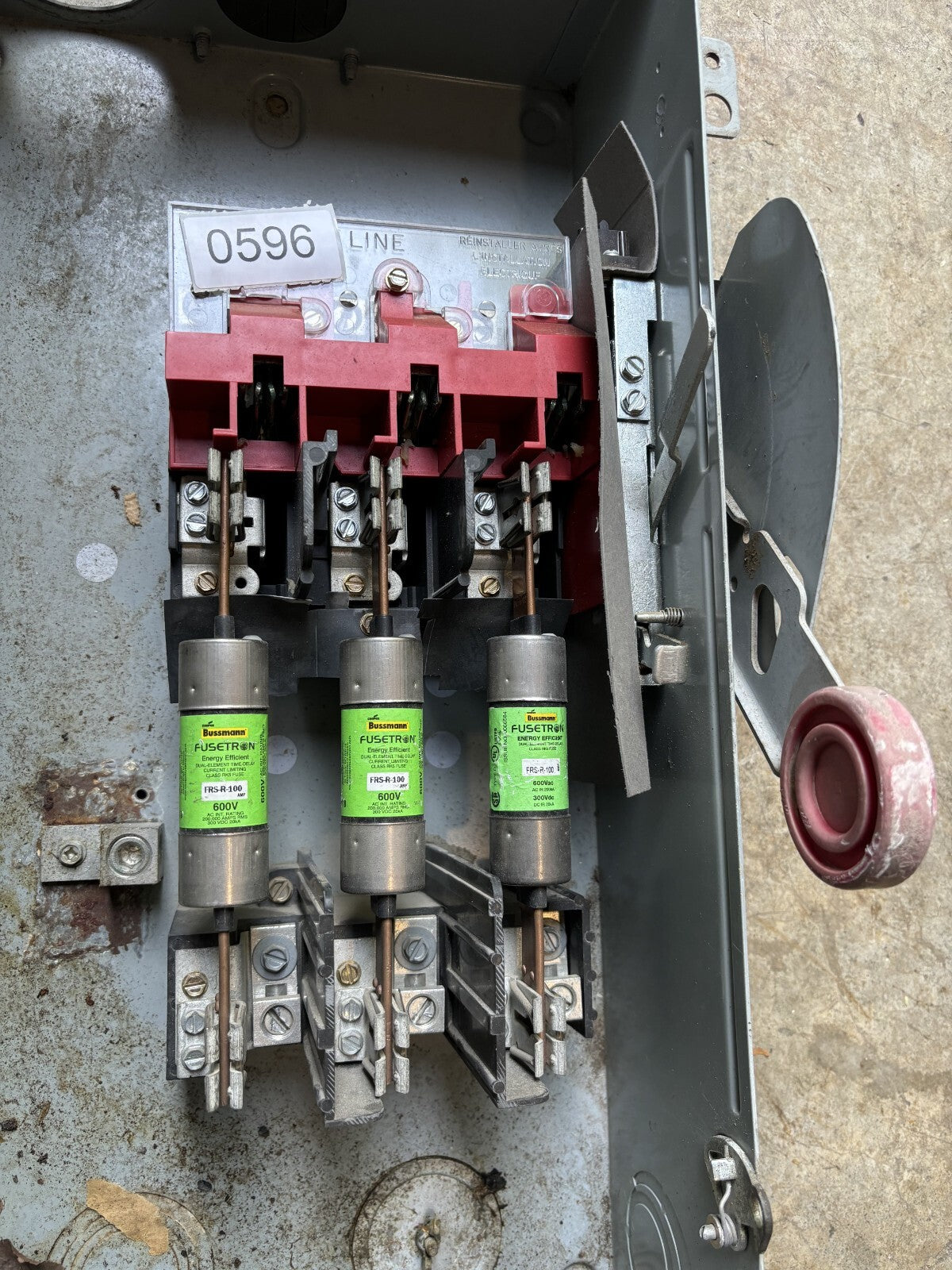 Eaton DH363FRK2 Heavy Duty Safety Switch 100 Amp 600 Vac 3 Pole2