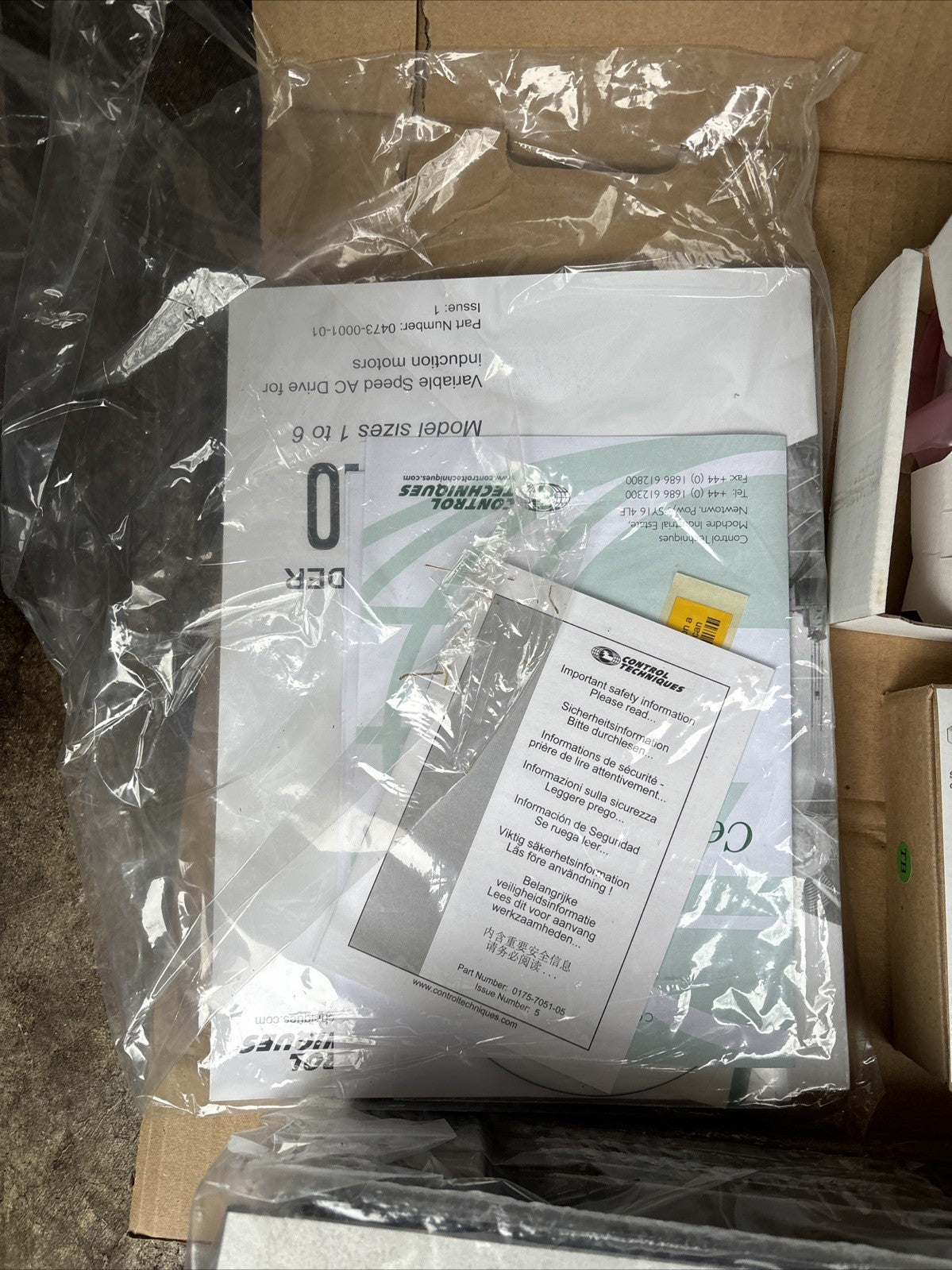 EMERSON CGP1403 SERVO AMPLIFIER NEW IN BOX3