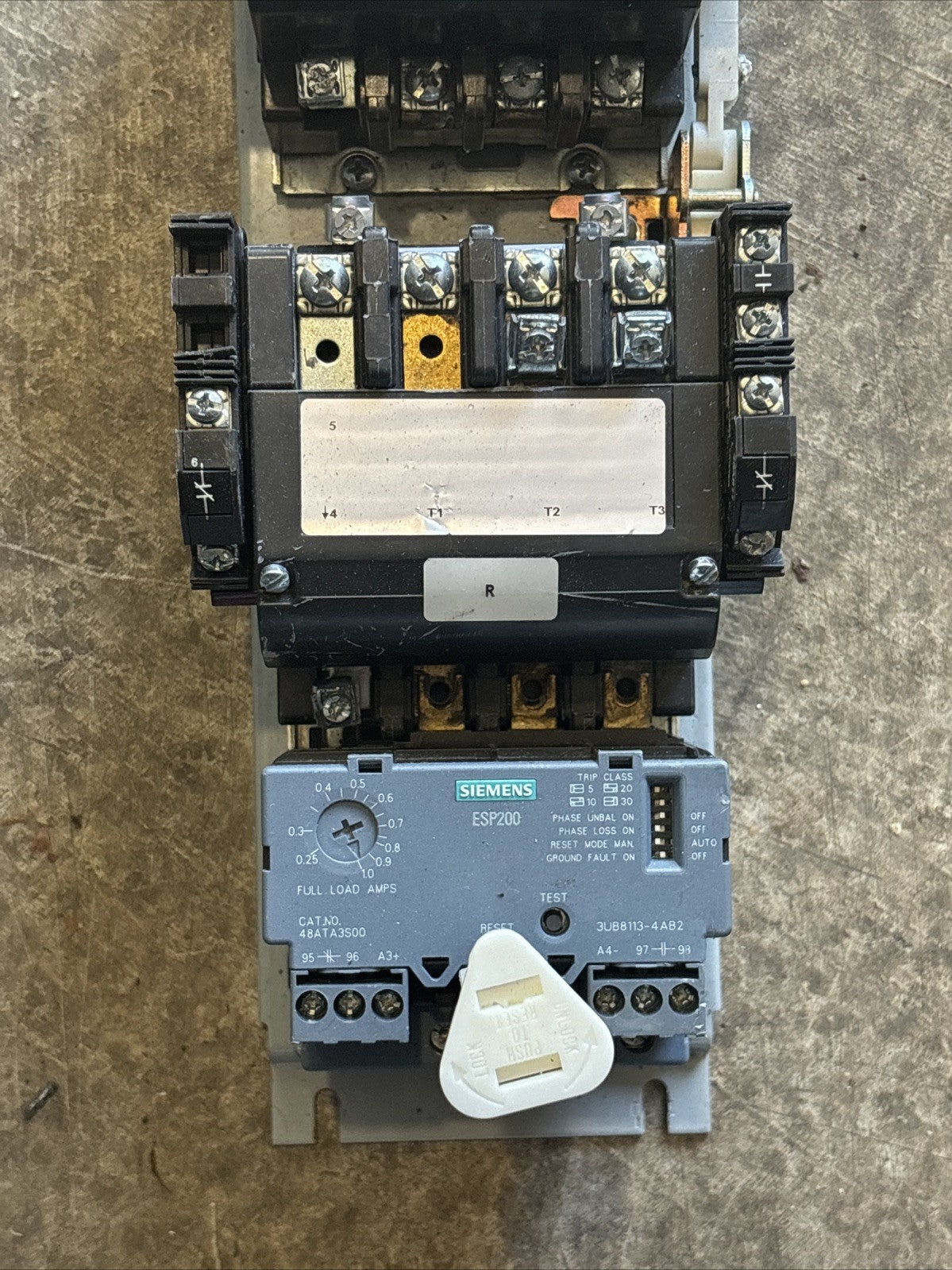 Siemens Motor Starter Size 1 Reversing 22DU+32A*E6 120 Volt Coil2