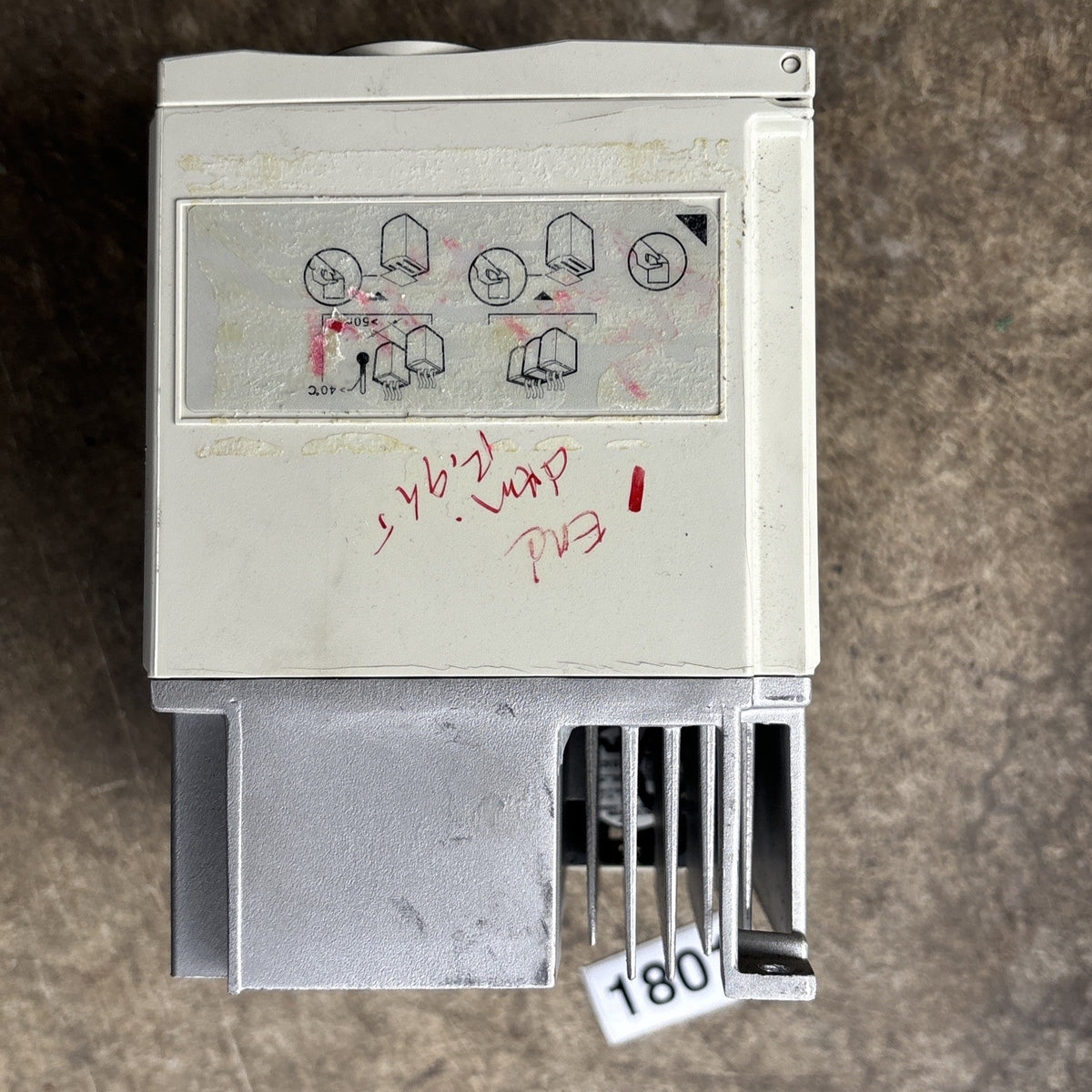 TOSHIBA VFS11 4007PL WN (R5) TRANSISTOR INVERTER 1HP (H) MISSING KNOB/SCREW7