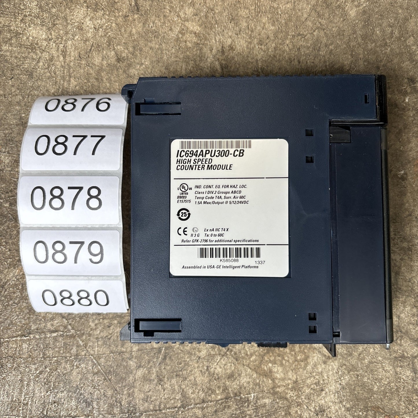 GE High Speed Counter Module IC694APU300 CB0