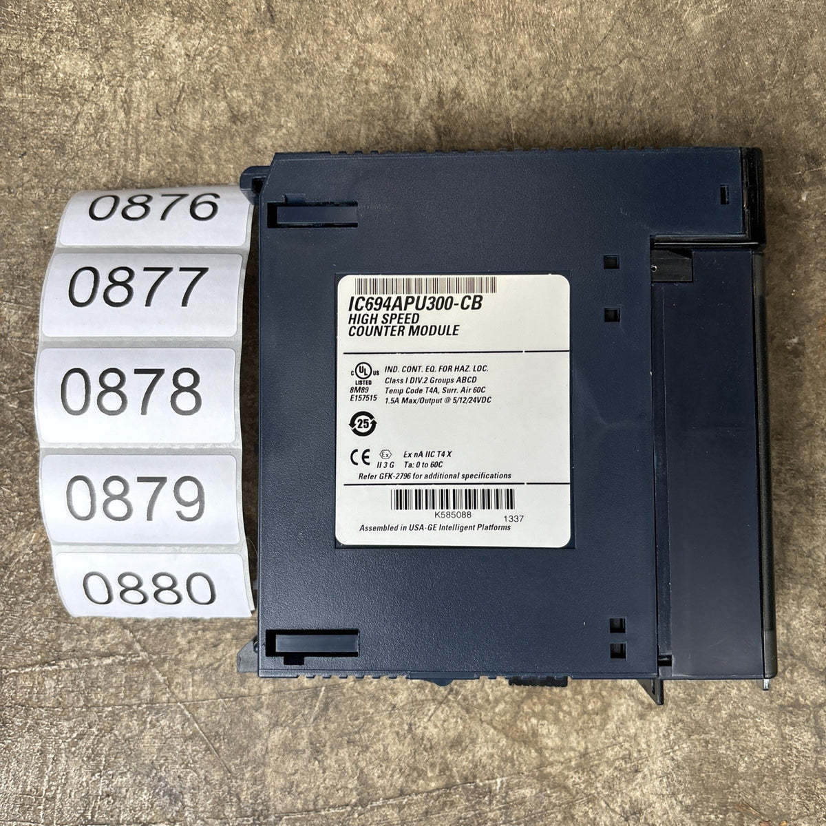 GE High Speed Counter Module IC694APU300 CB0