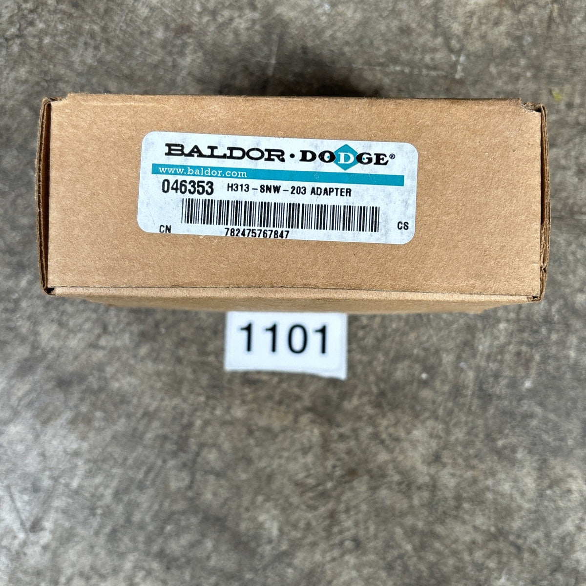Dodge Baldor H313 SNW 203 Adapter Catalog #046353   NEW in Factory Box0