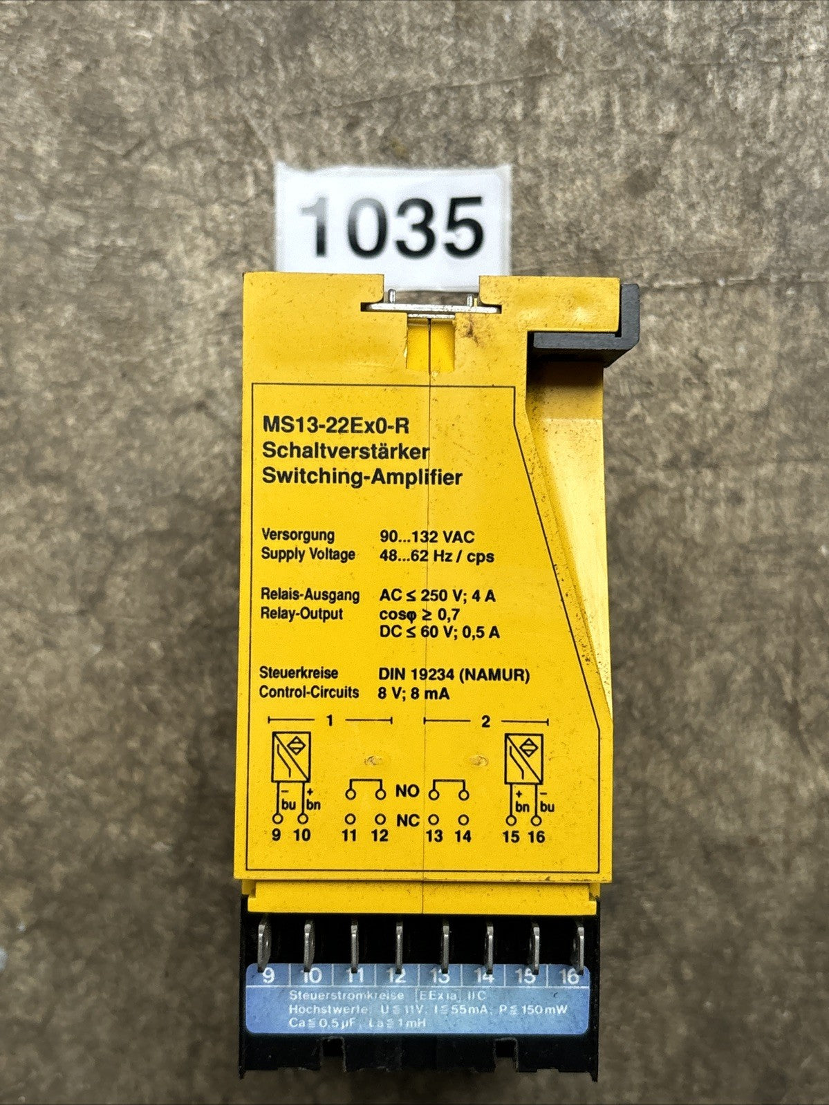Turck MS13 22 Ex0 R Amplifier Relay, used2