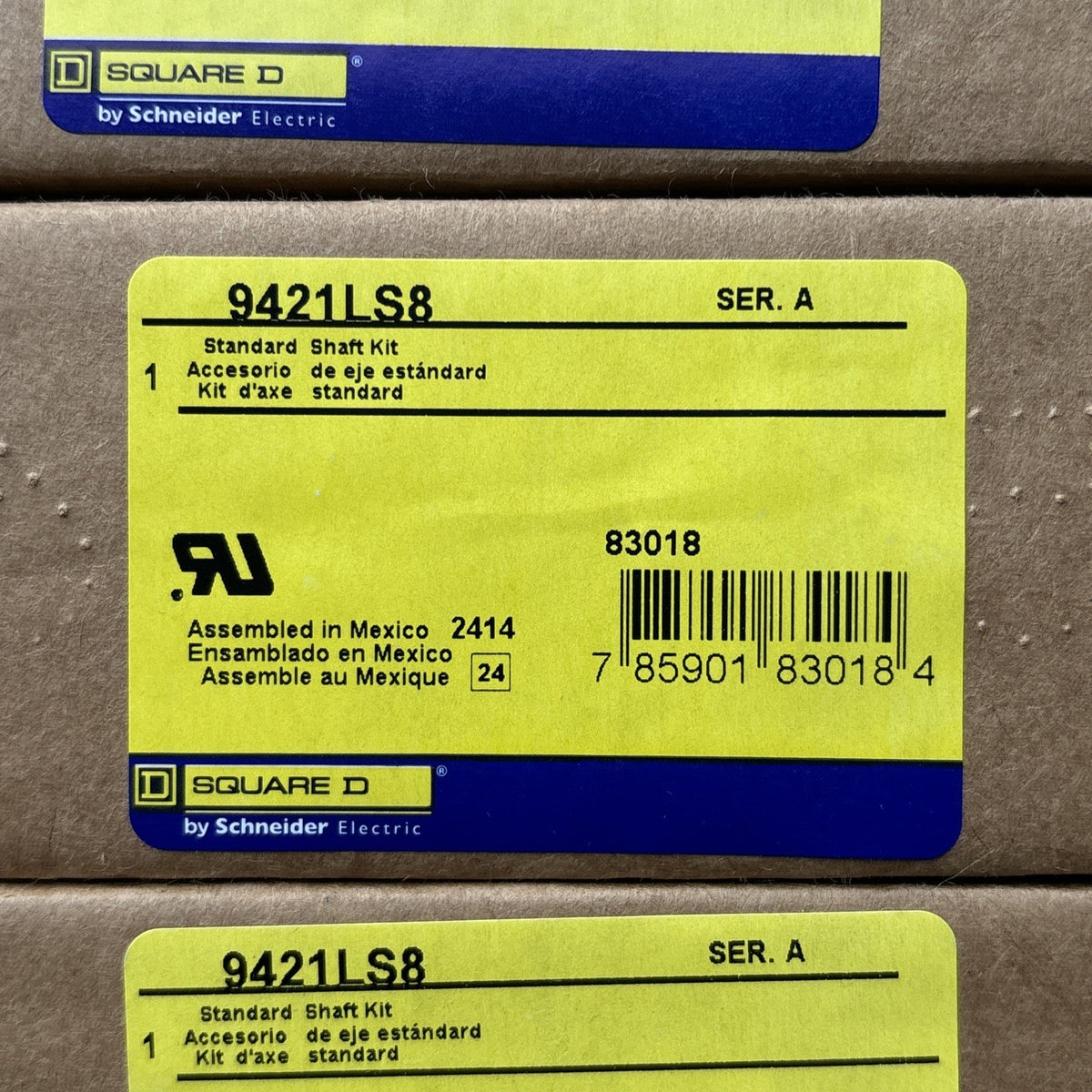 Lot Of 5 New Square D 9421LS8 Standard Shaft Kit1