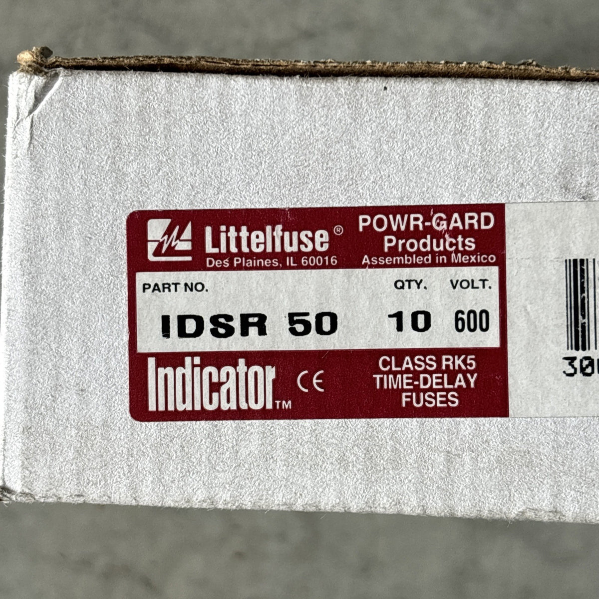 Littelfuse IDSR 50 POWR GARD 600 V AC 50 A Current Limiting Time Delay Fuses1