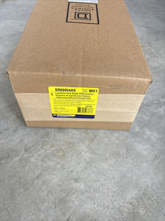 Square D SR69064AS Lug Kit for Solar Ready CSED Devices New Sealed0