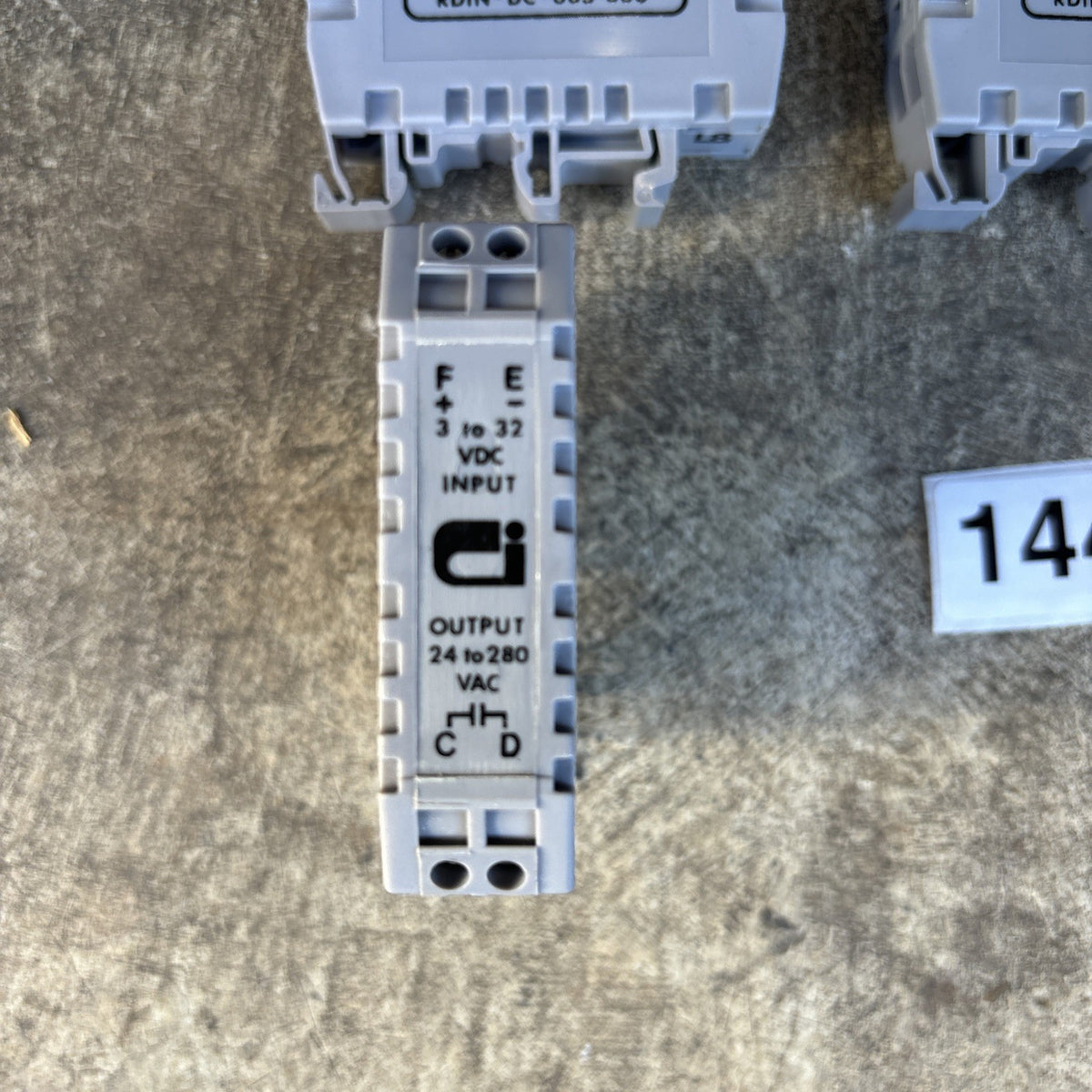 RDIN DC 603 000 Continental SSR Solid State DIN Rail Mount Relay RDINDC60300 LOT2