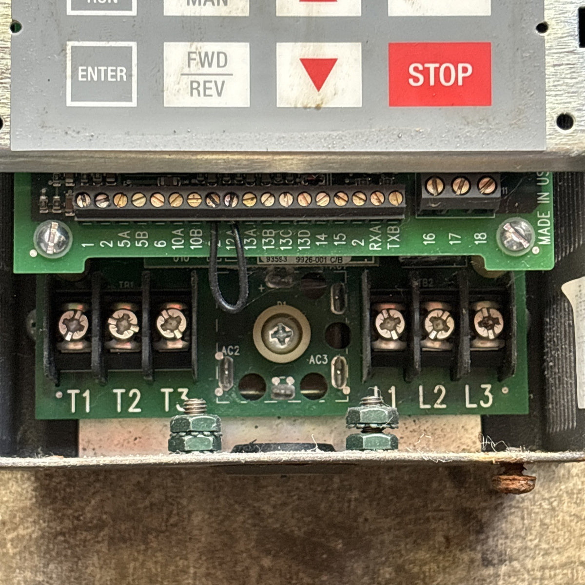 LEESON 174925.00 Variable Speed Drive VFD 480 590V 3PH 1Hp AC Motor3