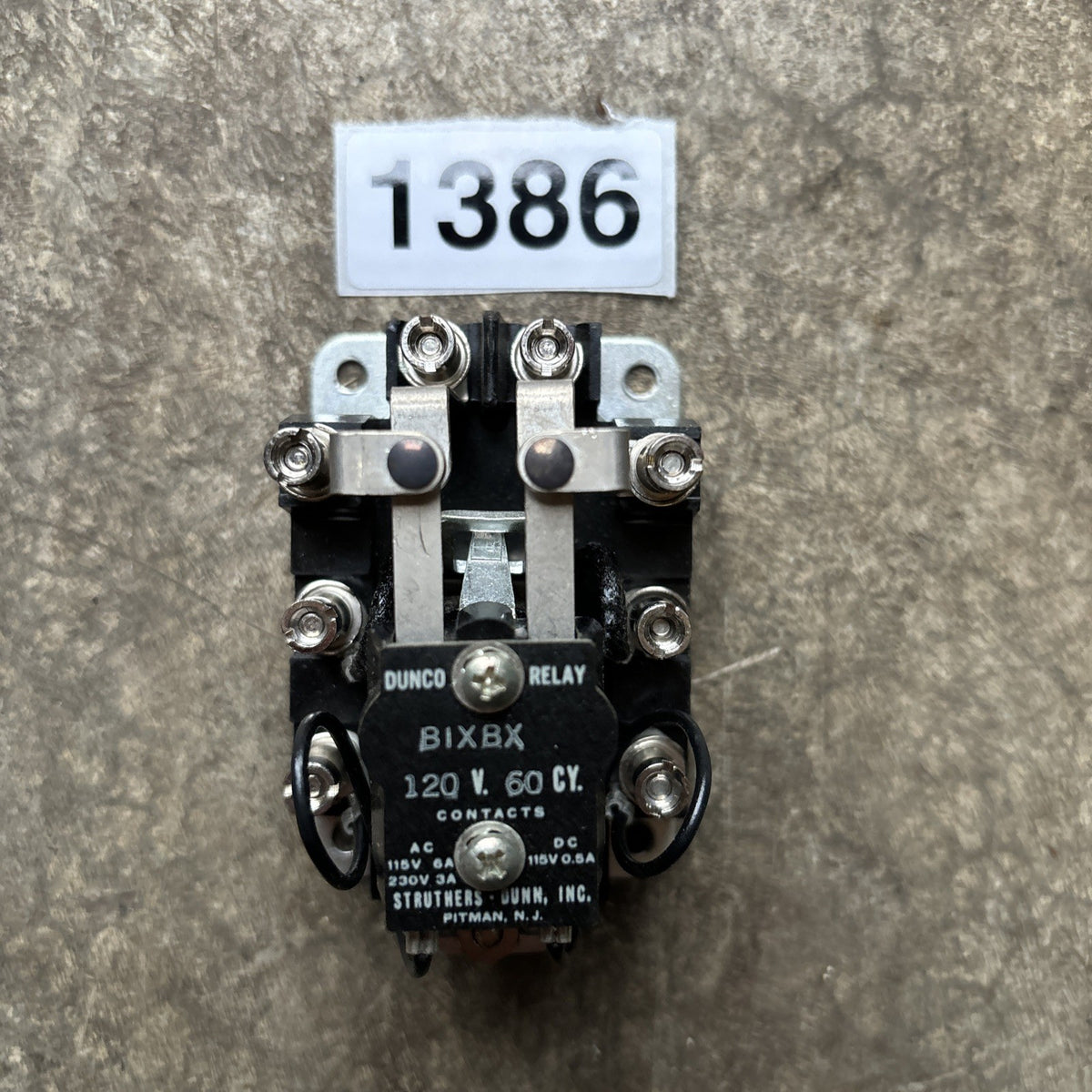 Struthers Dunn B1XBX Dunco Relay BIXBX 115V 60 CY0