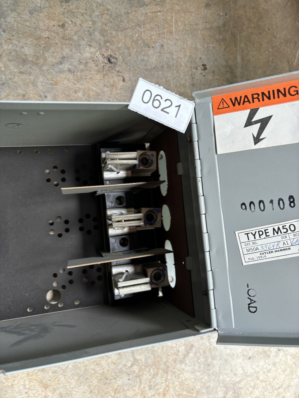 Westinghouse FDPS364R Fusible Panel Mount Switch 200 Amp 3 Pole 600 Vac4