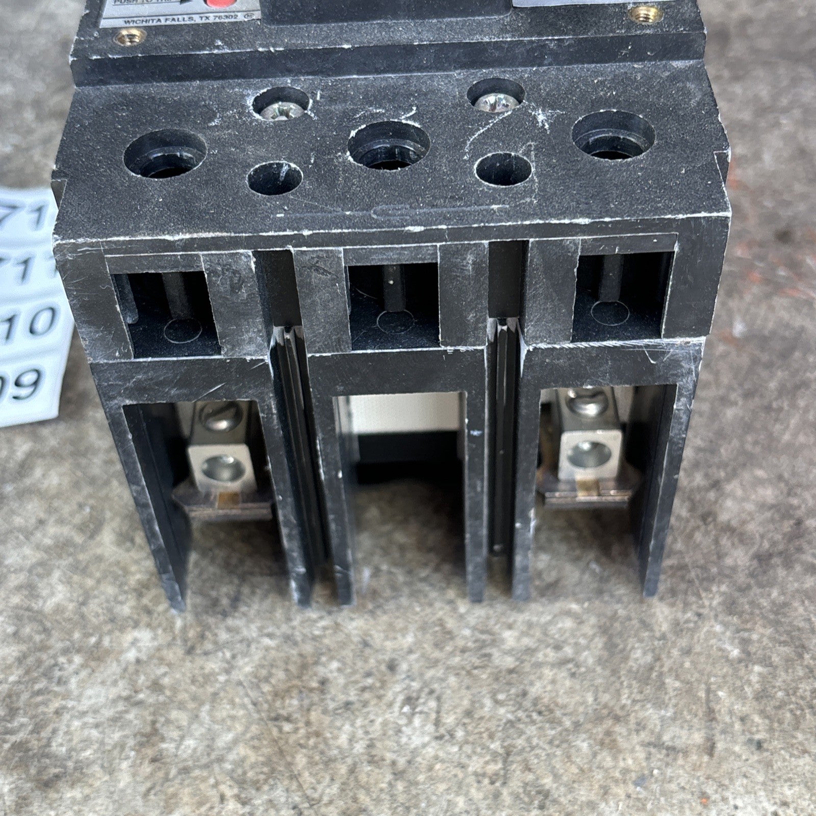 ABB CIRCUIT BREAKER TE2060 TE3060 TE2100 TE3100 TE2150 TE3150 100A TYPE EH USED3