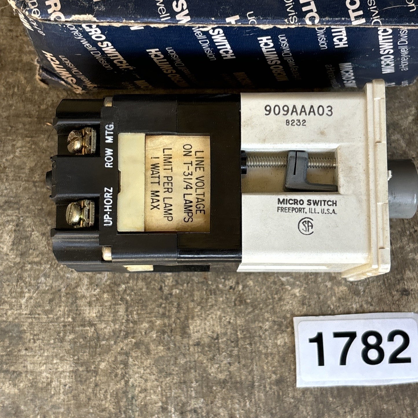 Micro Switch 909AAA03 switch selector (New)2