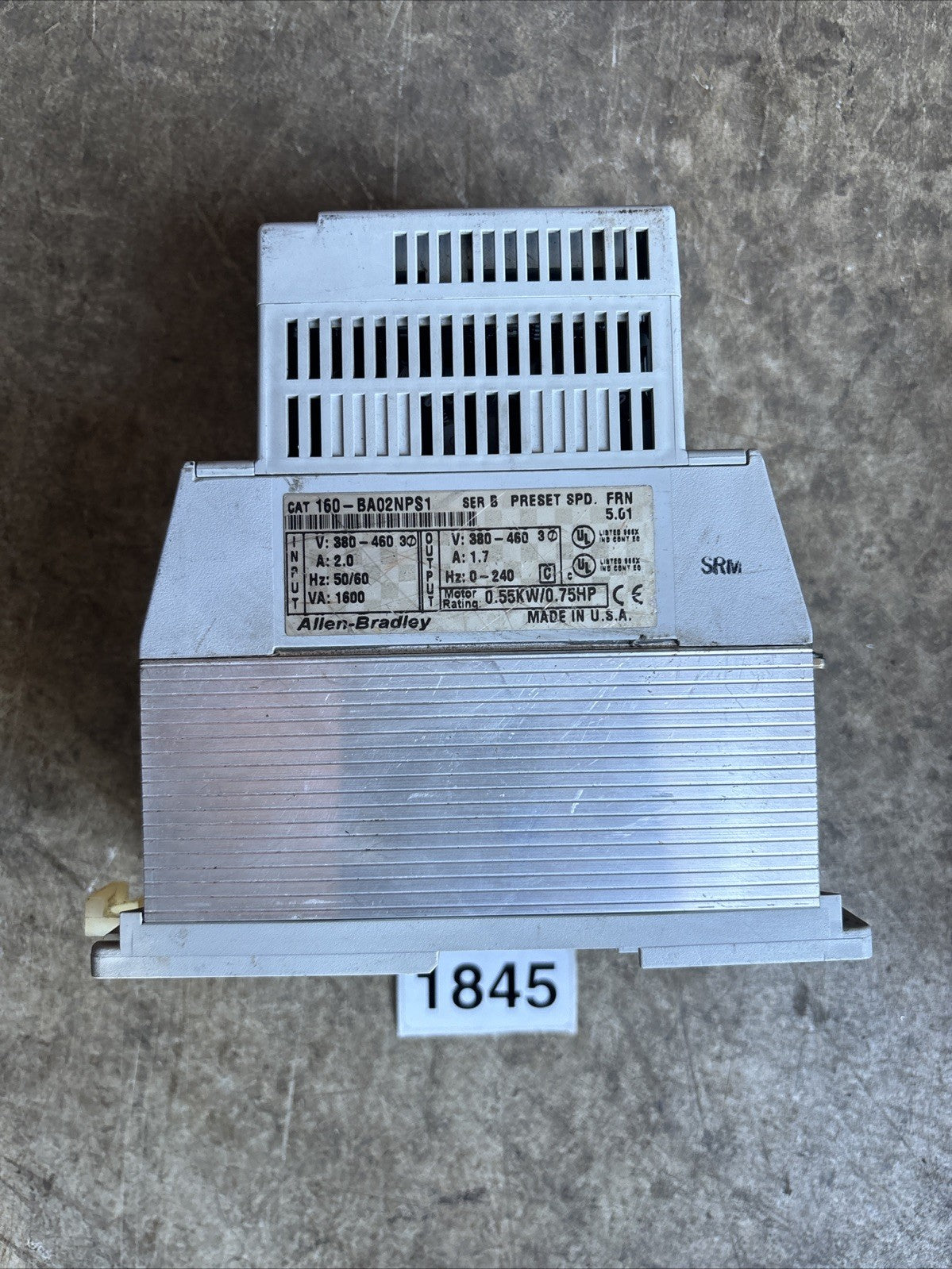 Allen Bradley 160BA02NPS1 VFD IP20 3PH 2