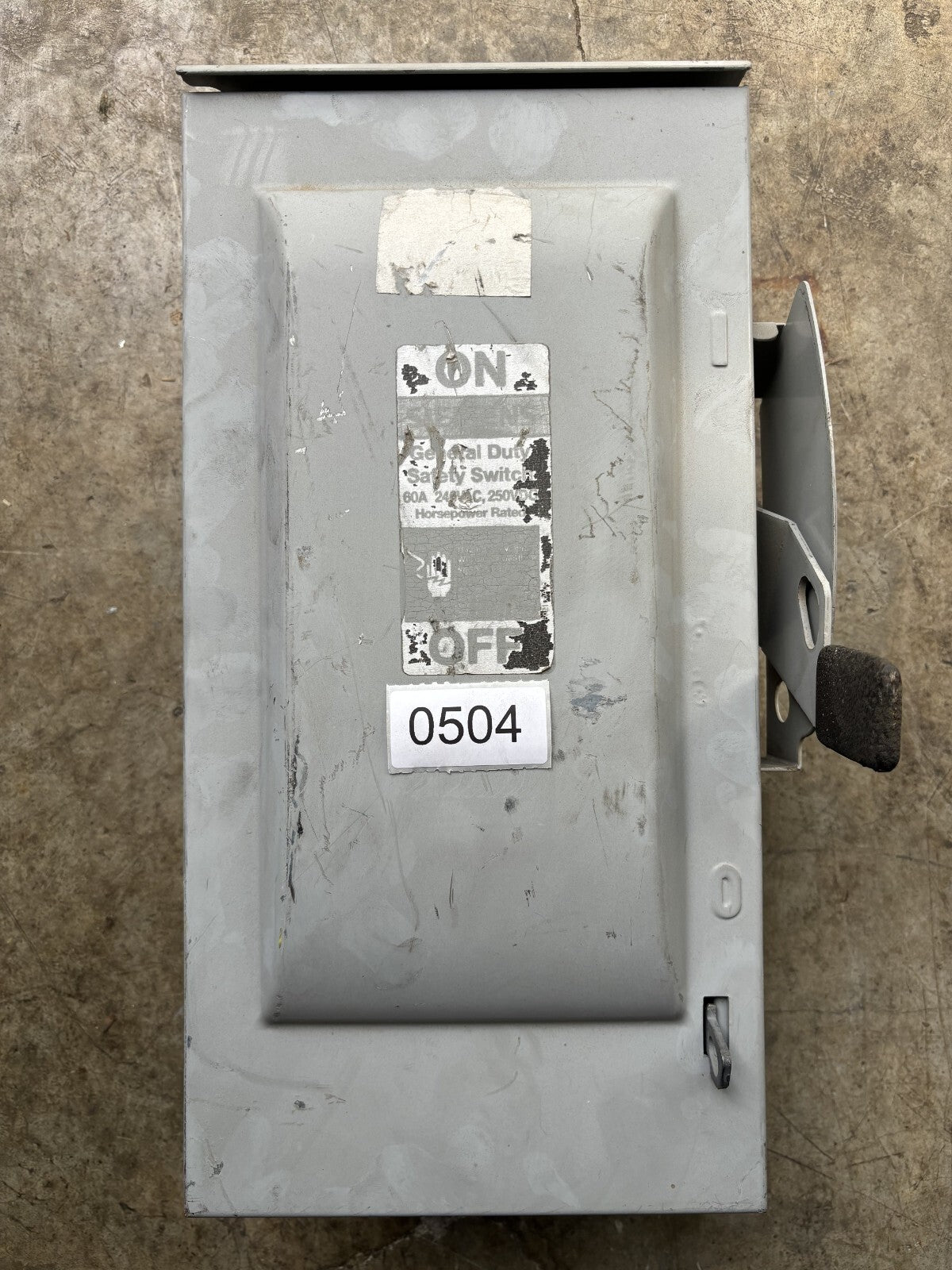 Siemens GF322NR Fusible General Duty Safety Switch 60 Amp 240 Vac0