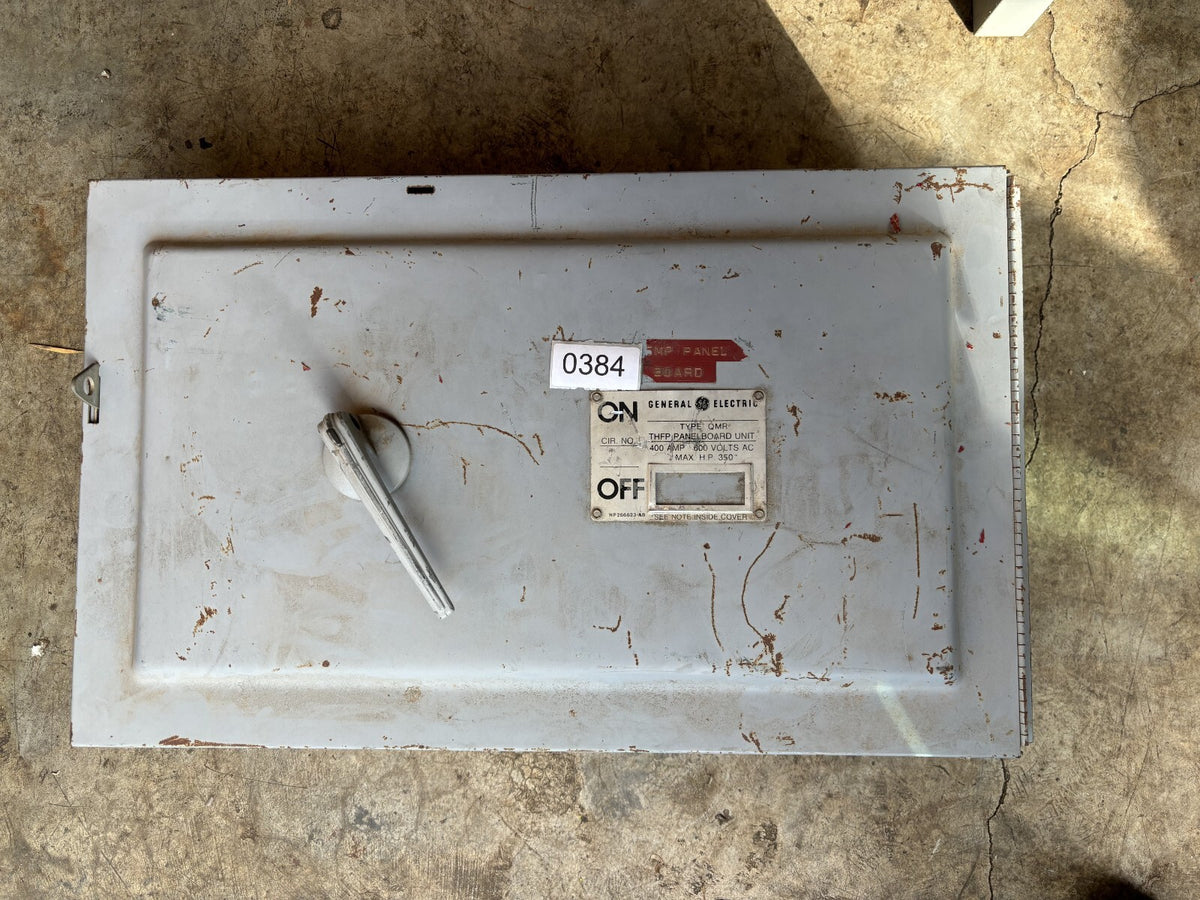 General Electric THFP365 Panelboard Unit Type QMR 400 Amp 600 Volts0