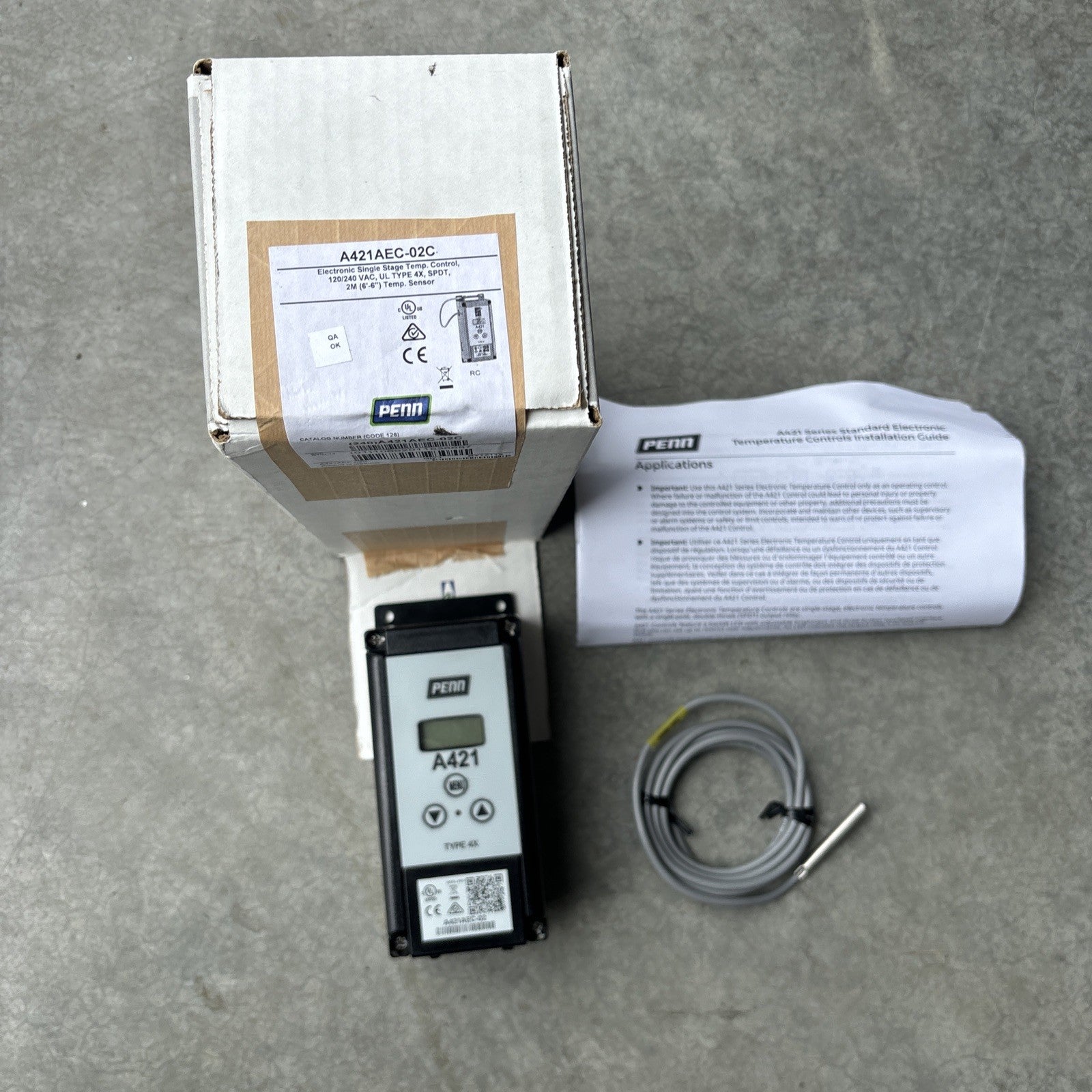 PENN A421AEC-02C Temperature Control New0