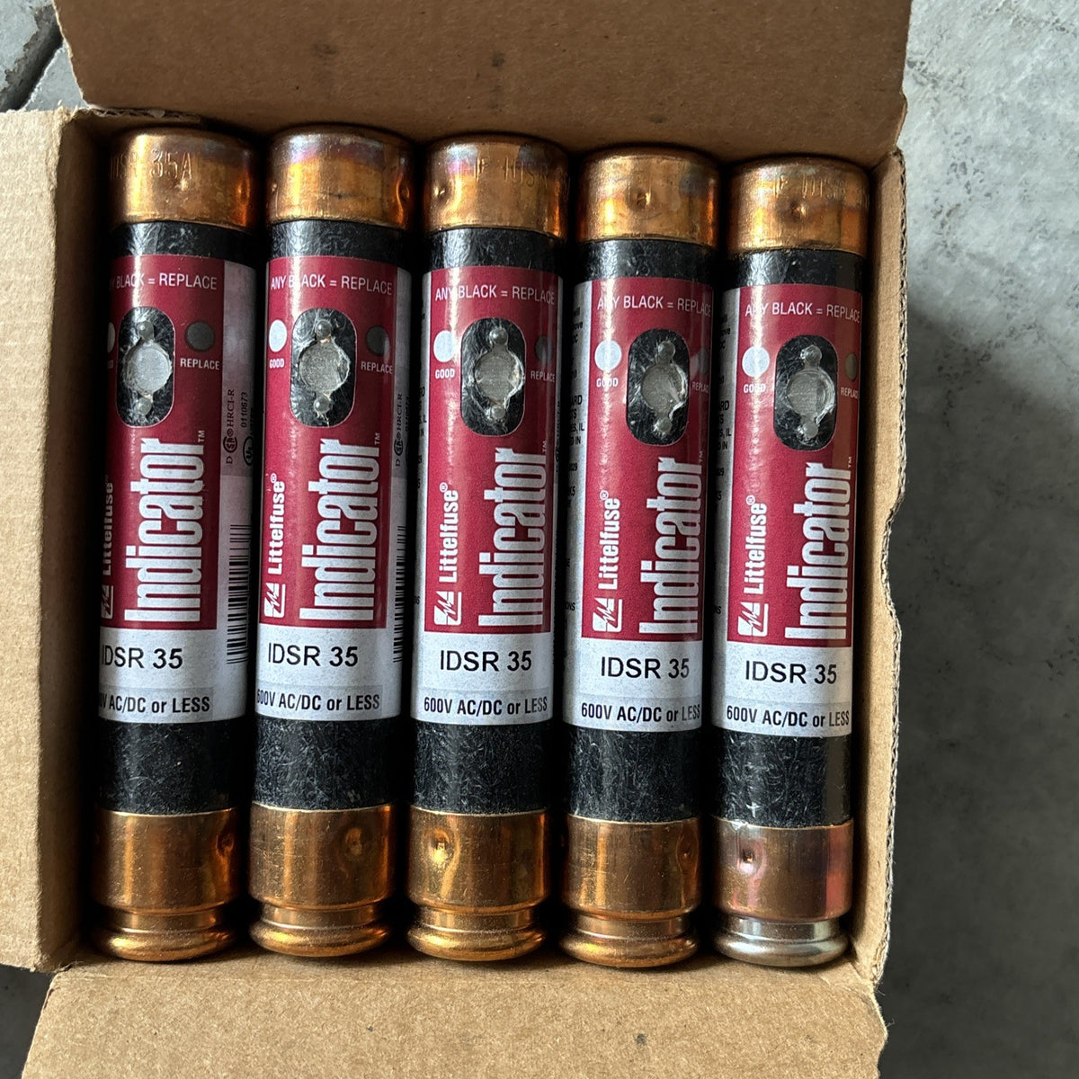 New Case of 10 Littelfuse IDSR 35 Class RK5  Fuses 35A 600V2