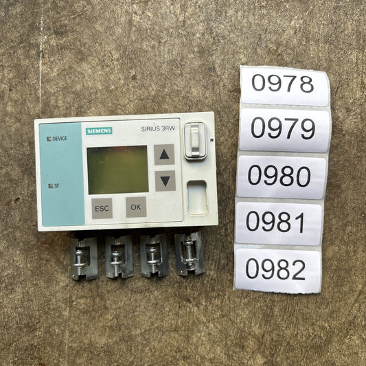 Siemens 3RW4900 0AC00 External Display/Control Module for SIRIUS soft starter0