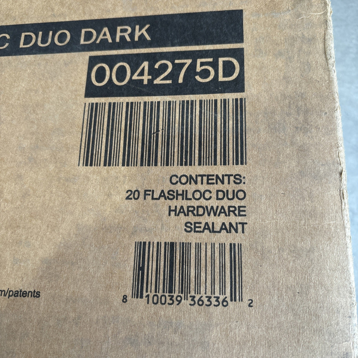 20X Unirac 004275D Flashloc Duo Dark Solar Footing (Box Of 20) NEW FREE SHIPPING1