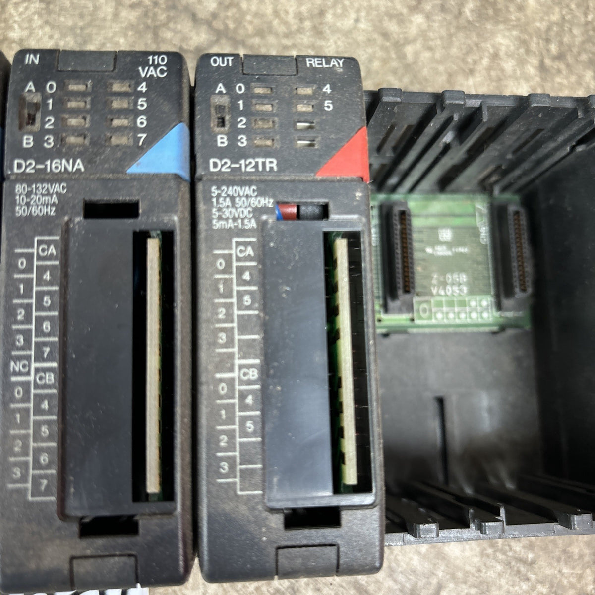 Koyo Automation Direct Logic 205 D2 06B PLC Rack Module Card Board With modules4