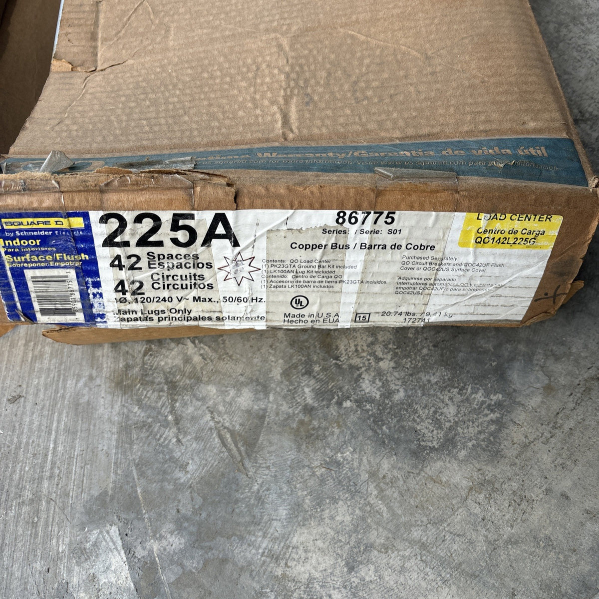 SQUARE D BX38A0