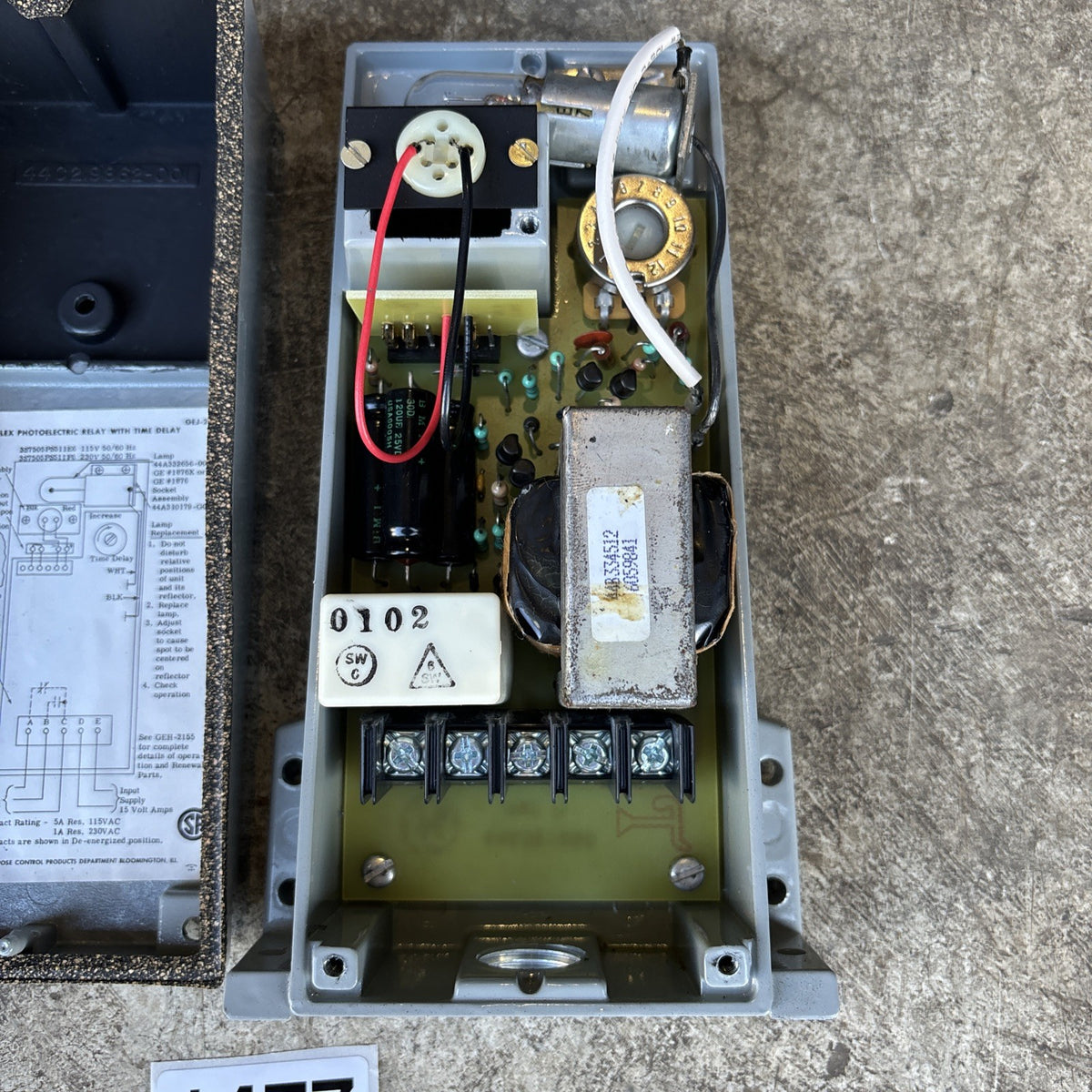 General Electric Reflex Photoelectric Relay Scanner 230v, GEJ 27093