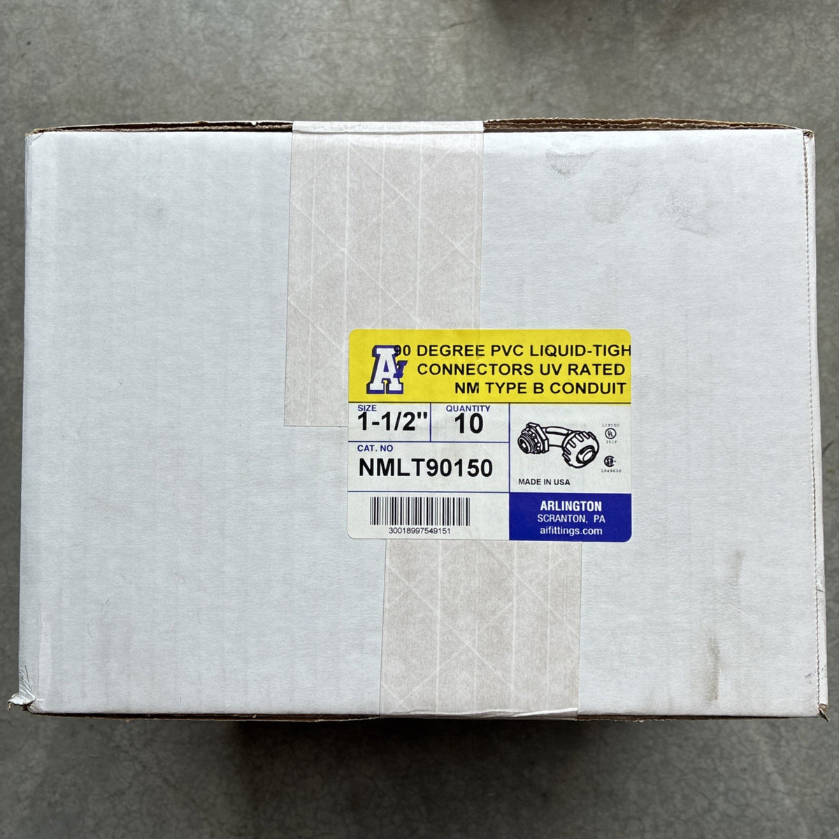 Case Of 10 ARLINGTON INDUSTRIES NMLT9010 1 / NMLT90101 NEW IN BOX0