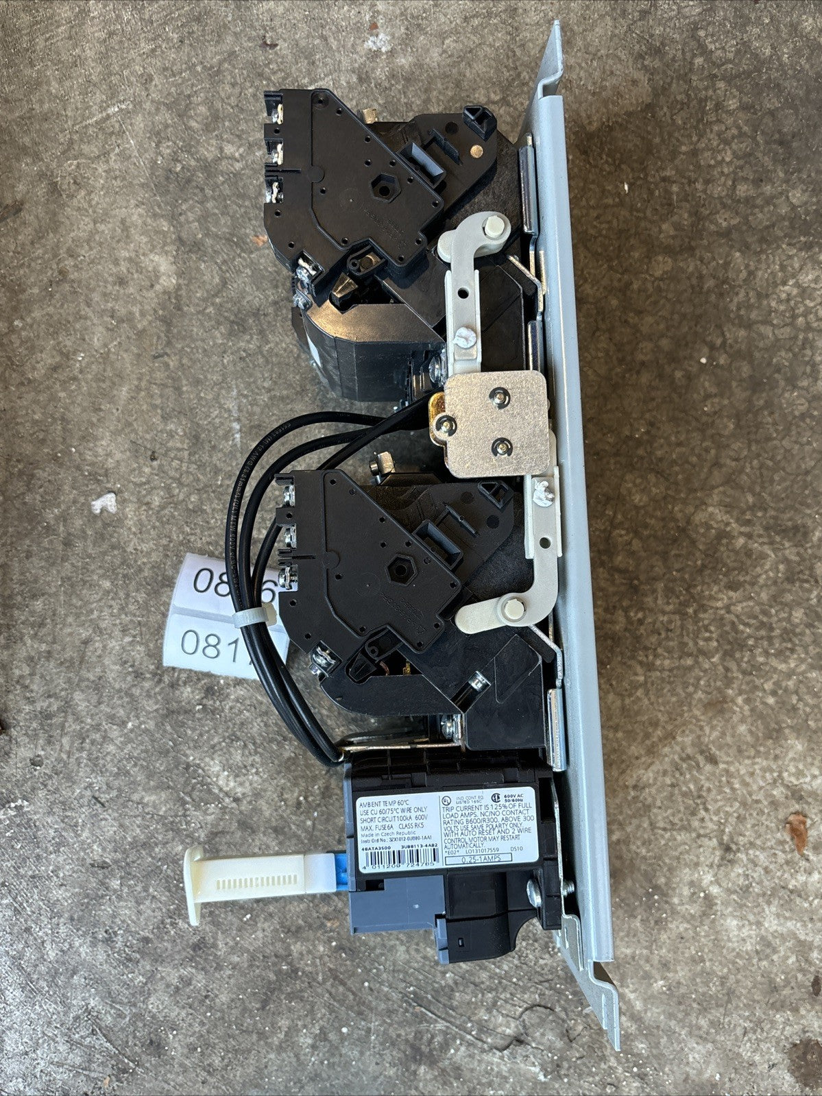 Siemens Motor Starter Size 1 Reversing 22DU+32A*E6 120 Volt Coil6
