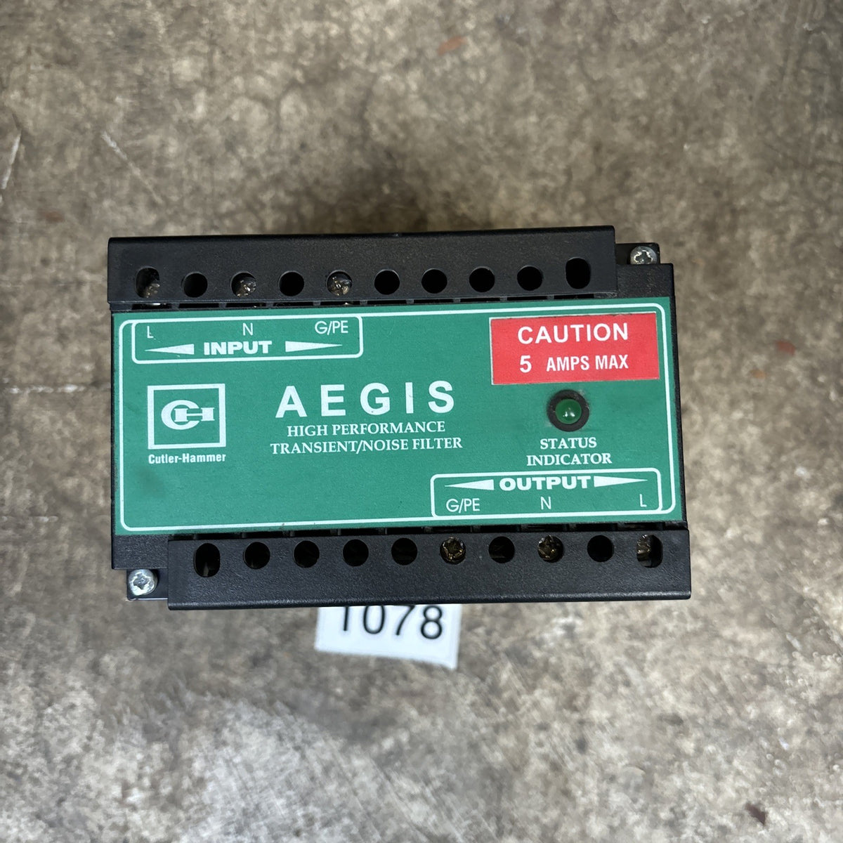 GUARANTEED! CUTLER HAMMER 120V 5A VOLTAGE SURGE SUPPRESSOR AGSHWCH120N05XS2