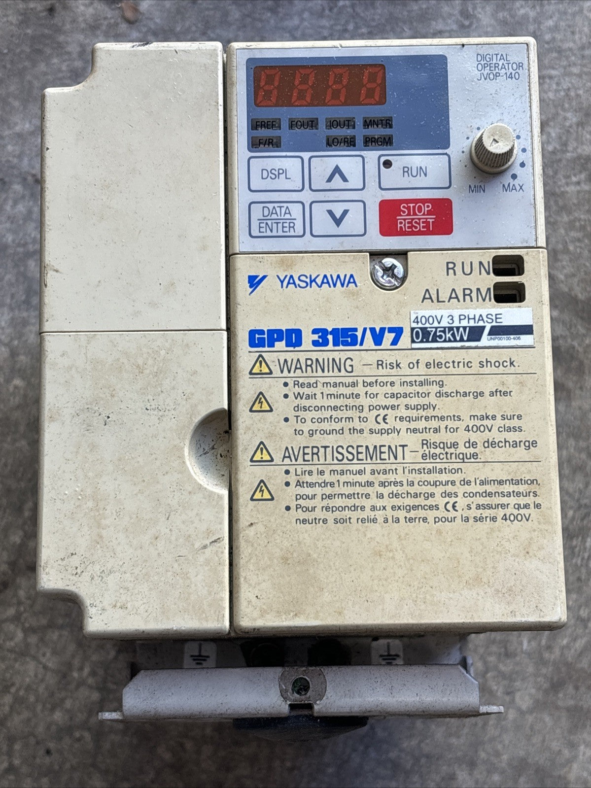 Yaskawa GPD 315/V7 CIMR V7AM40P7 MVB0030