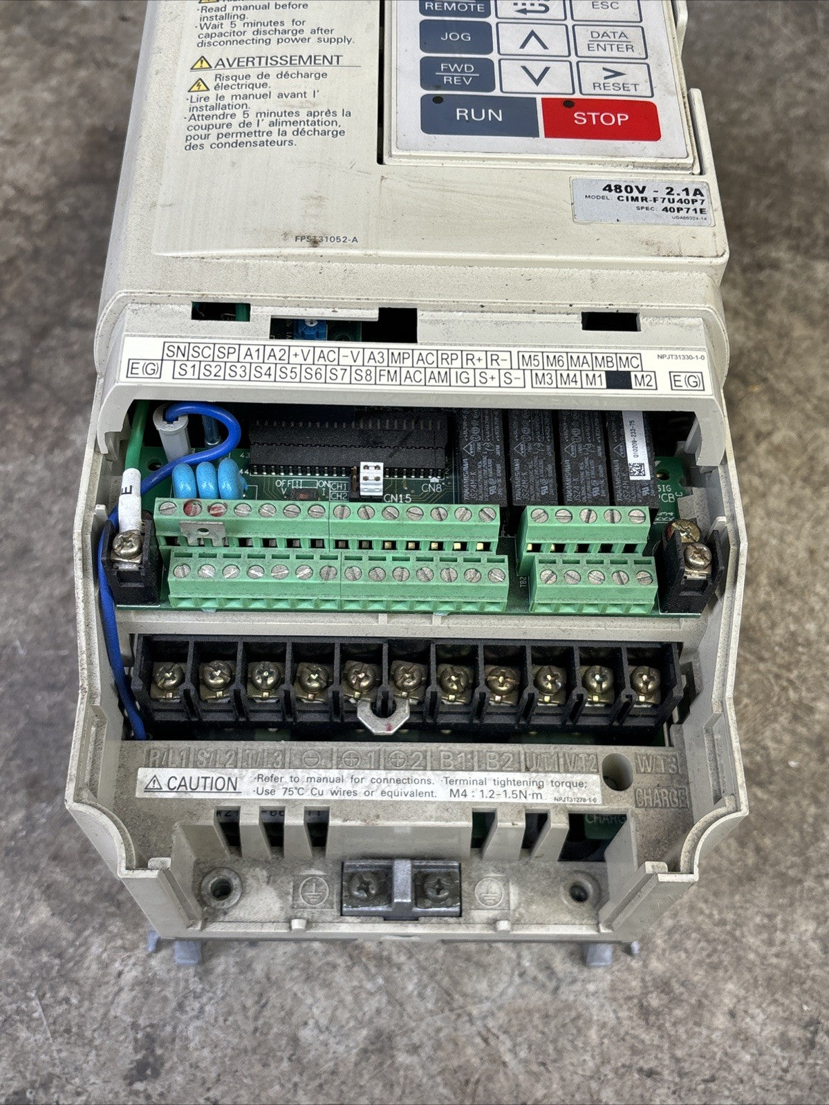 YASKAWA ELECTRIC CIMR F7U40P7 Drive1