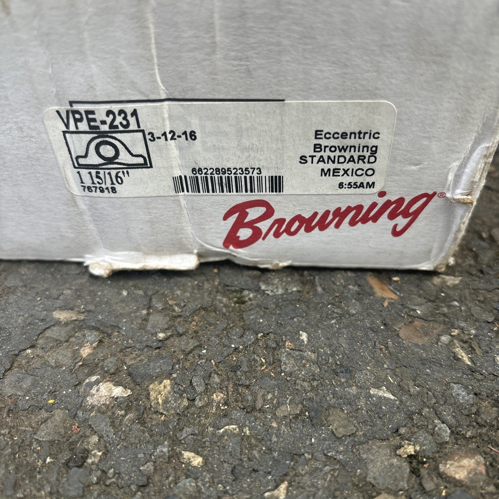 Browning VPE 231 1.938" Bore, Mounted Cast Iron Pillow Block FNIP3