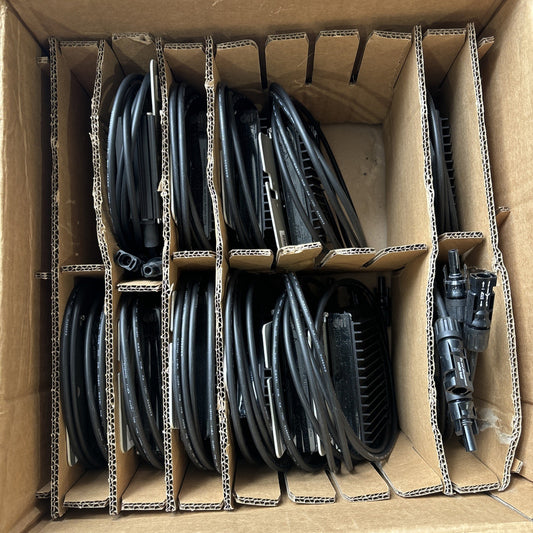 Lot Of 12 solar edge p370 solar panel optimizer0