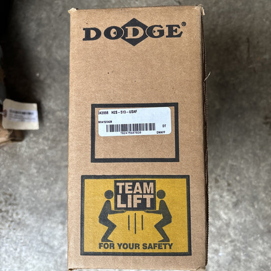 043998 Dodge H2S 513 USAF 513 Open Split Pillow Block Bearing Housing 0