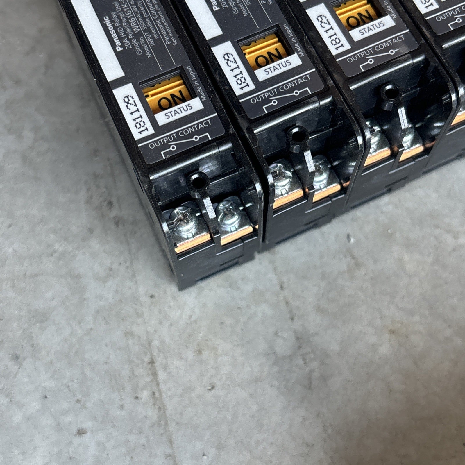 Panasonic WR6161K 84 20A HID Relay Single Pole Panel Use Lot of 53