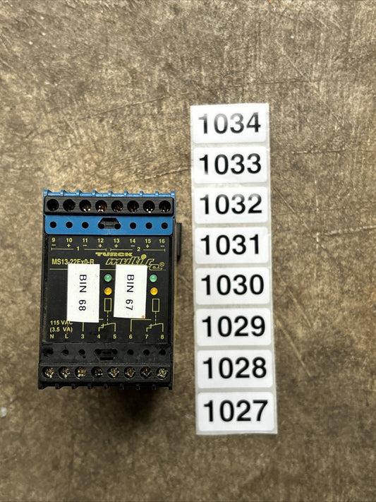 Turck MS13 22 Ex0 R Amplifier Relay , used0