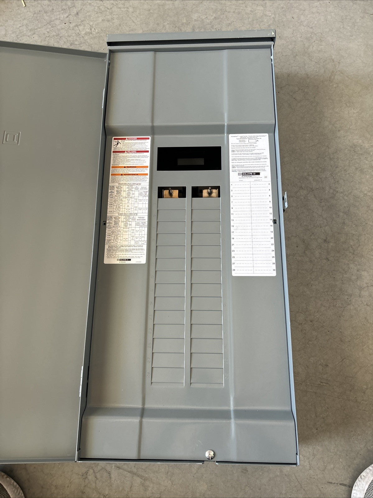 Square D BXH34R Homeline Outdoor load center New1
