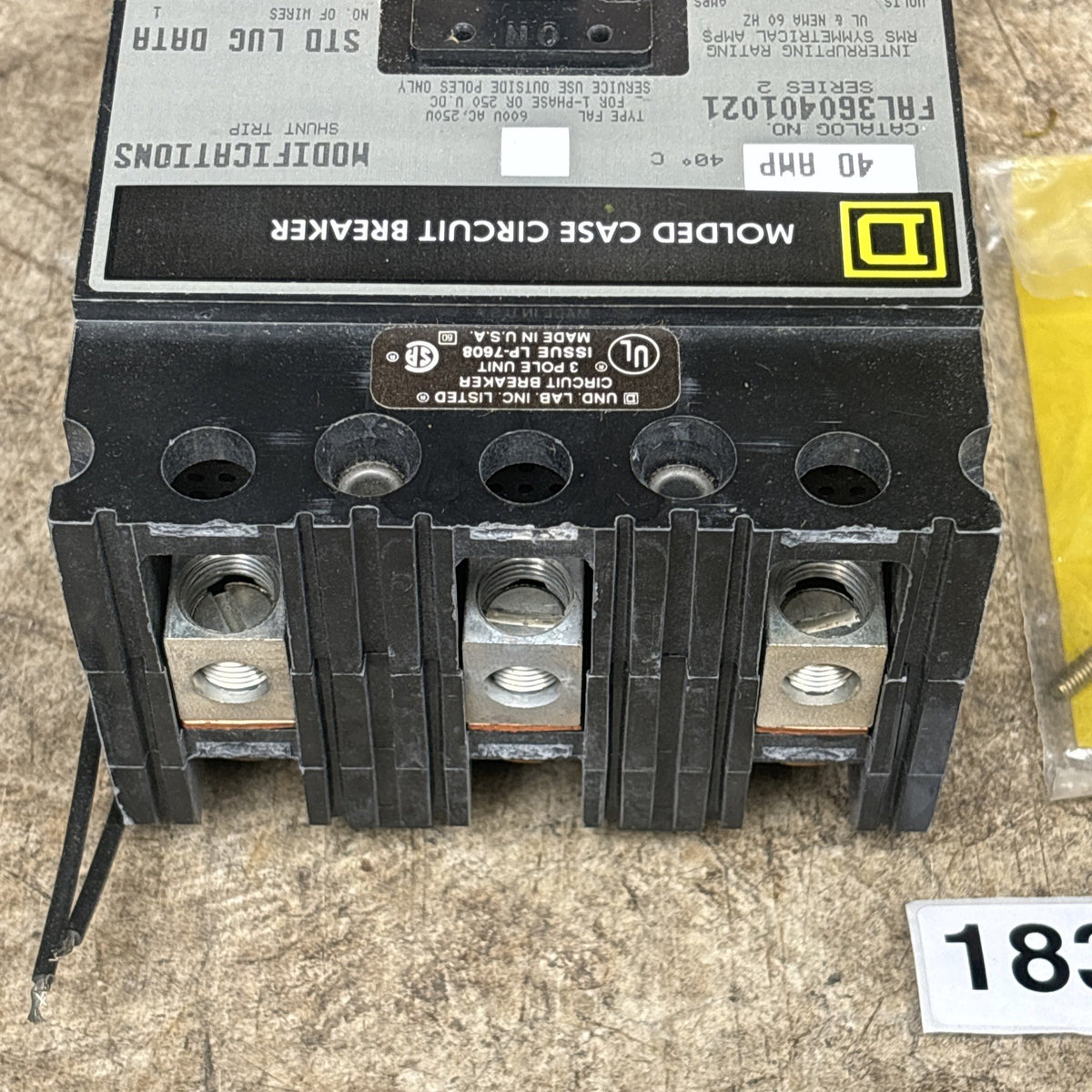 Square D FAL360401021 Interruttore circuito industriale 40 Amp 3 poli4