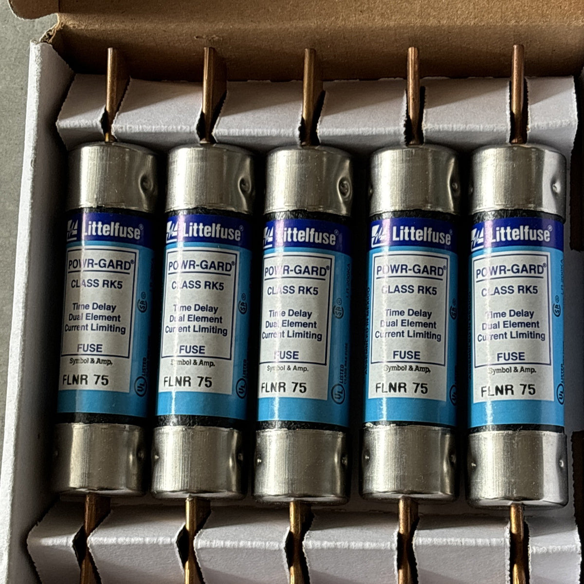 Littelfuse FLNR075 FLNR 75 75A (75A) FLNR 250V Time Delay New Case Of 52