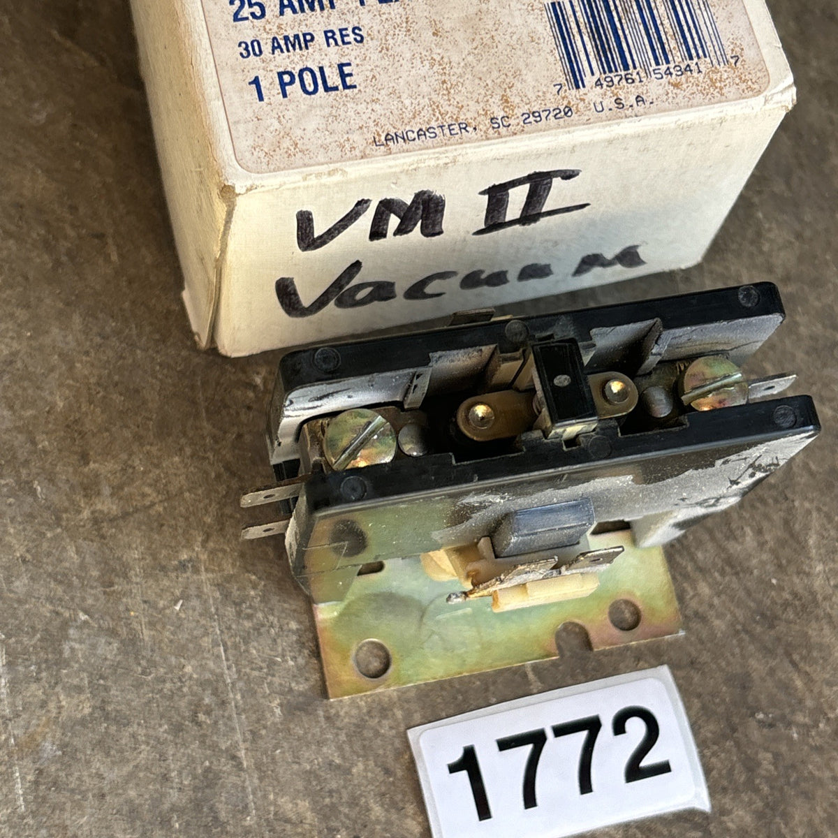 JOSLYN CLARK DP1C251 120 DEFINITE PURPOSE CONTACTOR 30 AMP 1 POLE NOS2