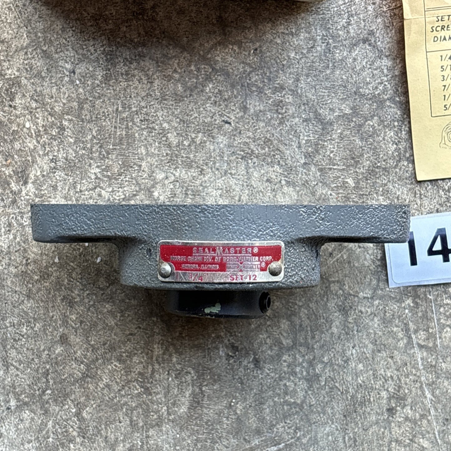 NEW SIEALMASTER SFT 12 2 BOLT FLANGE BEARING 3/4" BORE5