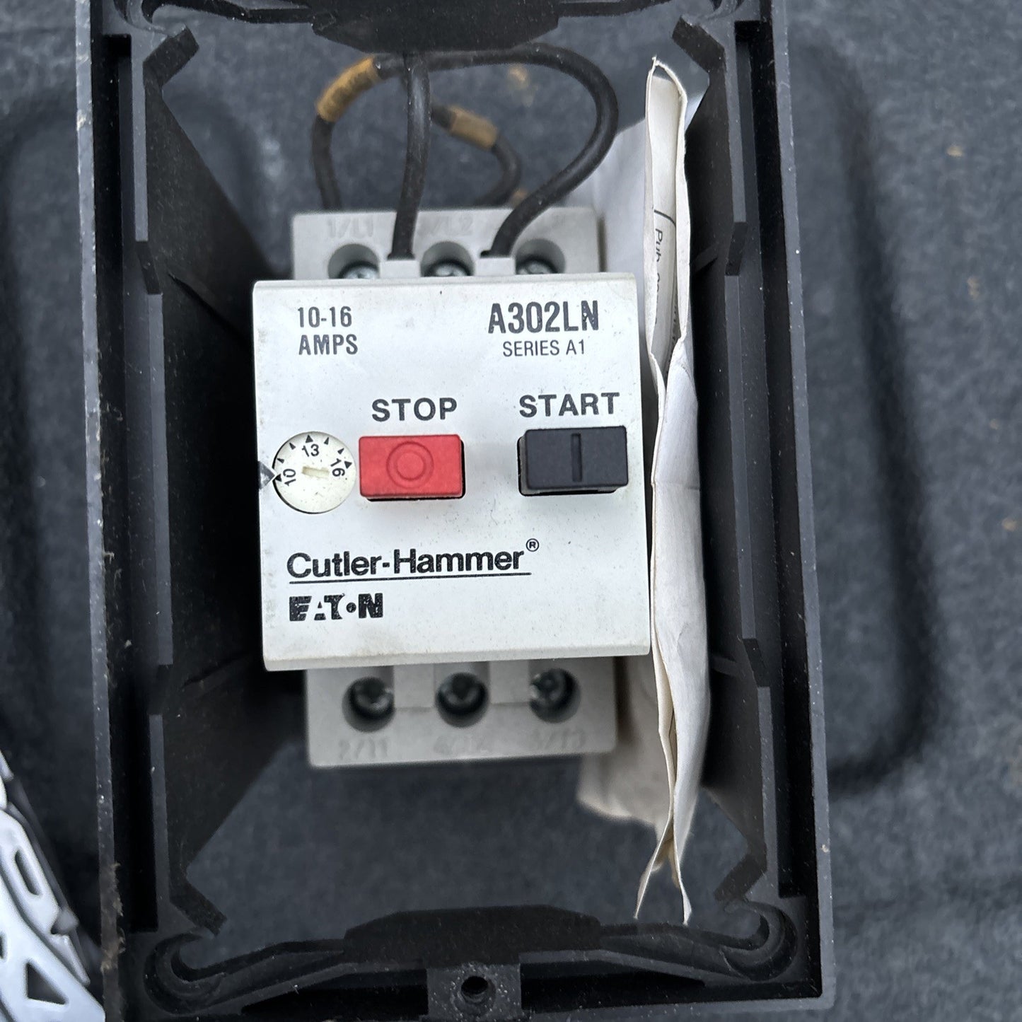 Cutler Hammer C799FP55 Flush Mount Plate For A302 Manual Starters4