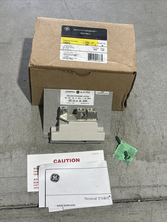 General Electric GE TNI63/TNI-63 Insulated Groundable Neutral0