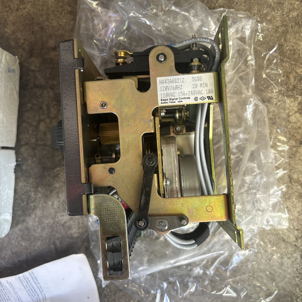 Eagle Signal HA43A6B212 Microflex Timer 0 20min 120v ac3