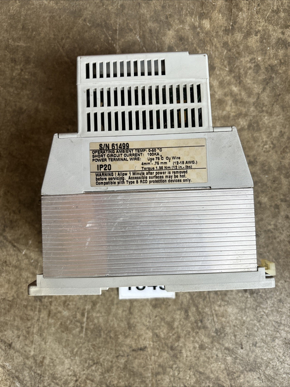 Allen Bradley 160BA02NPS1 VFD IP20 3PH 1