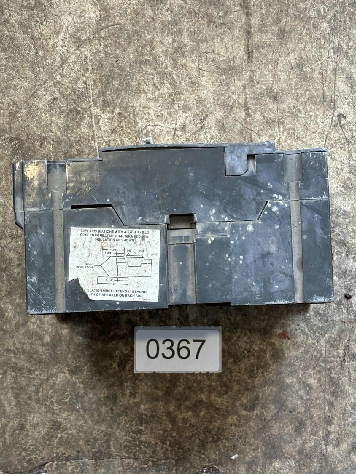 General Electric SELA36AT0100 Circuit Breaker 100 Amp 3 Pole 600 Vac5